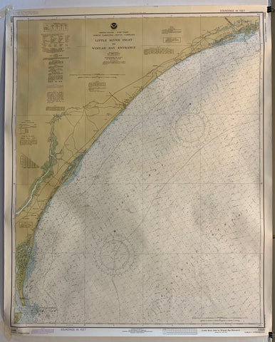 Link to  NOAA Little River Inlet to Winyah Bay Entrance MapU.S.A., 1979  Product