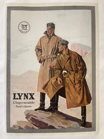 Link to  Lynx Coat PosterItaly, c.1937  Product