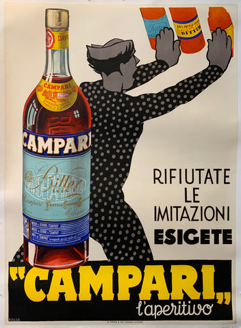Link to  Campari "Rifiutate le Imitazioni" PosterItaly, c. 1940  Product