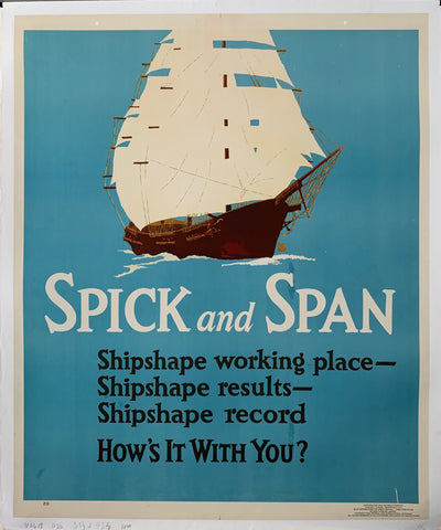 Link to  Spick and Span Mather Poster ✓Mather Poster, 1929  Product