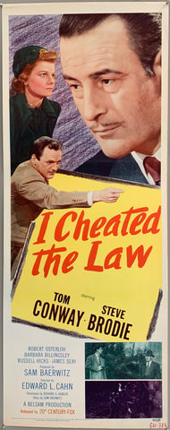 Link to  I Cheated the Law PosterU.S.A., 1954  Product
