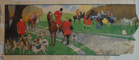 Link to  Fox Hunters  note conditionFrance c. 1895  Product
