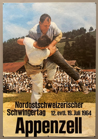 Link to  Schwingertag Appenzell PosterSwitzerland, 1964  Product