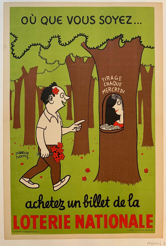 Link to  Loterie Nationale: "Forest"France, 1959  Product