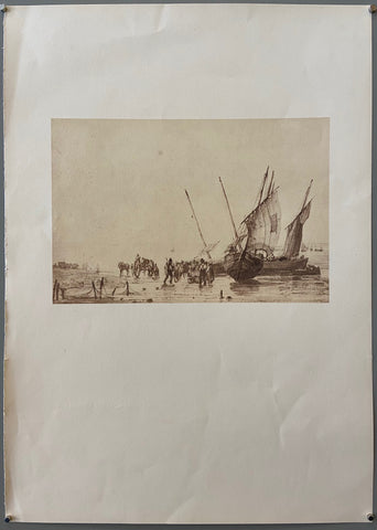 Link to  Sailboats on the Beach PrintFrance, c. 1900  Product