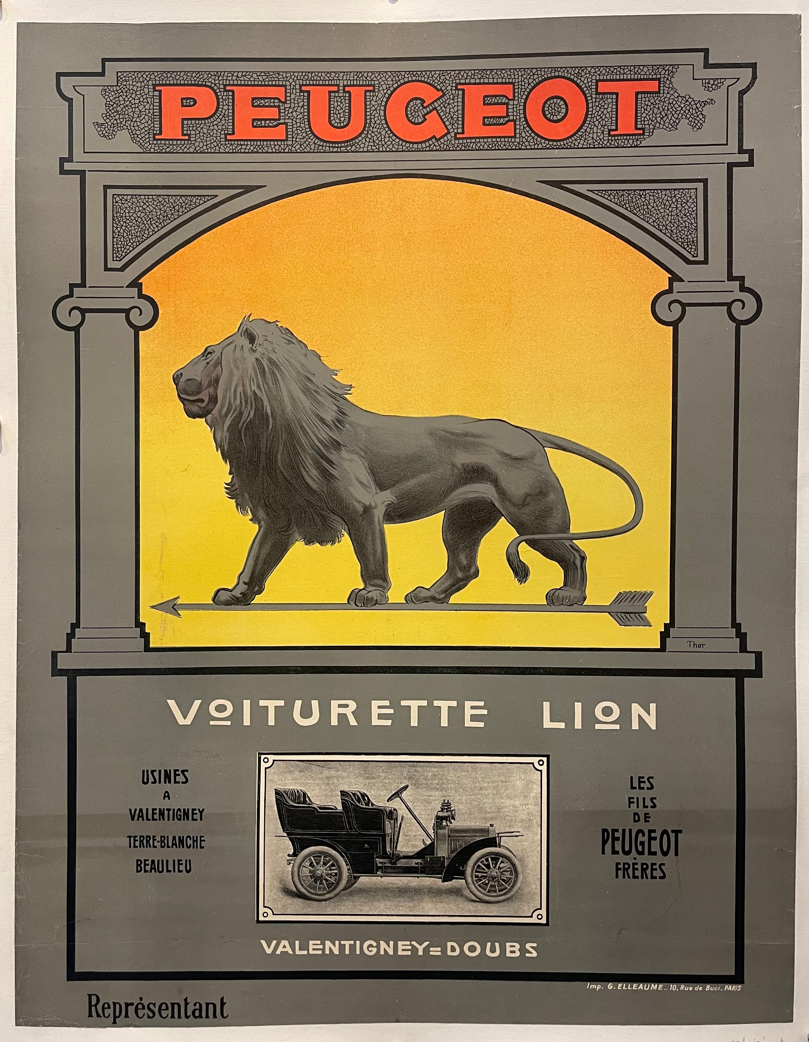 Peugeot Poster