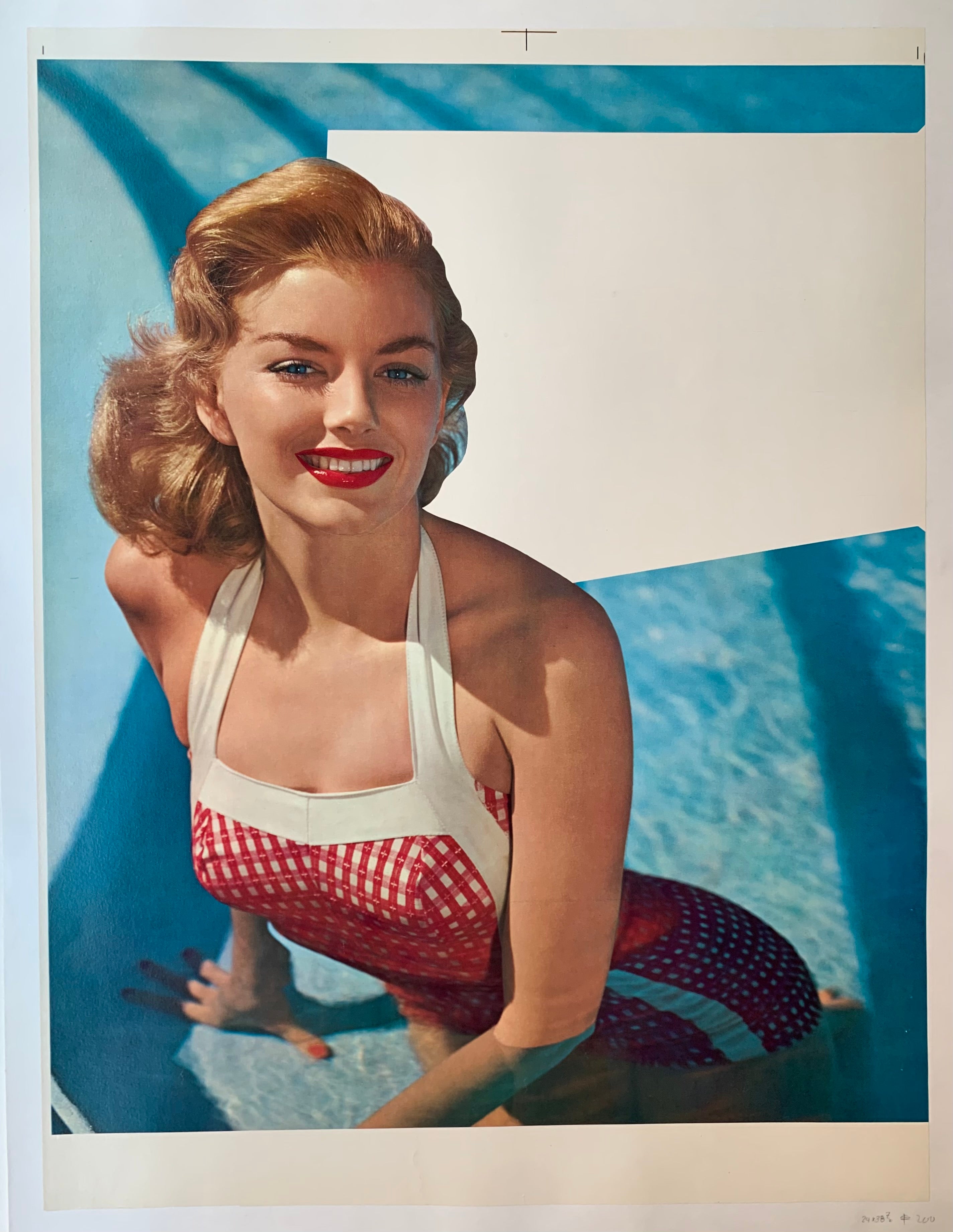 Retro Bathing Suit Model Poster