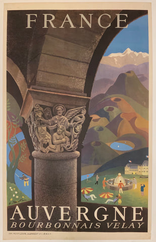 Link to  Auvergne French Travel PosterFrance 1938  Product