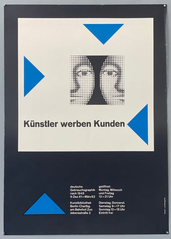 Link to  Künstler werben Kunden PosterGermany, 1962  Product