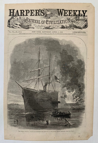 Link to  Harper's Weekly, 5 April 1862U.S.A., 1862  Product