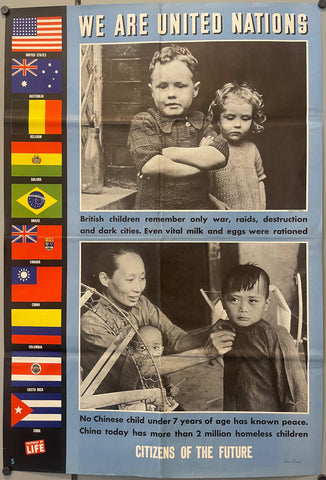 Link to  United Nations Life Magazine Poster #5U.S.A., c. 1940s  Product
