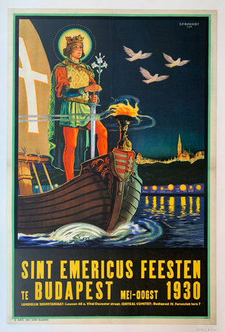 Link to  Sint Emericus Feesten te Budapest PosterHungary, 1930  Product