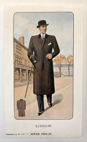 Link to  London Men's Fashion PosterFrance, 1932.  Product