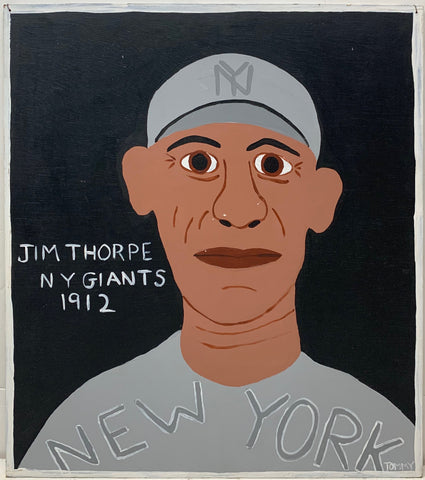 Link to  Jim Thorpe #31 Tommy Cheng PaintingU.S.A, c. 1995  Product