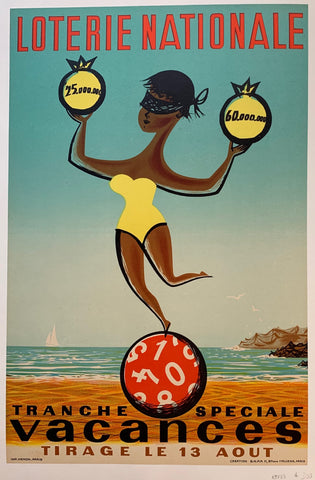 Link to  Loterie Nationale "Balance Beach Ball"France, C. 1960  Product