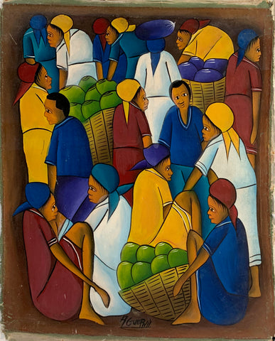 Link to  Women With Fruit Baskets ✓Haitian Painting  Product