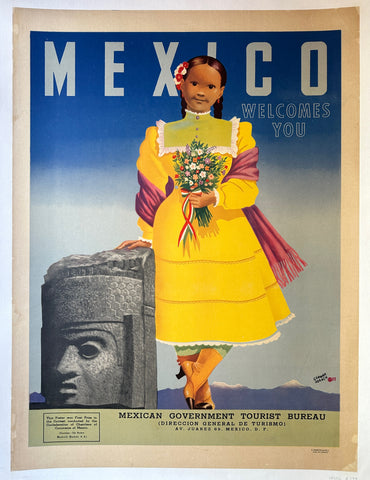 Link to  Mexico Welcomes You PosterMexico, 1953  Product