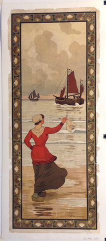 Link to  Woman Waving at Sail DepartingHolland, C. 1895  Product