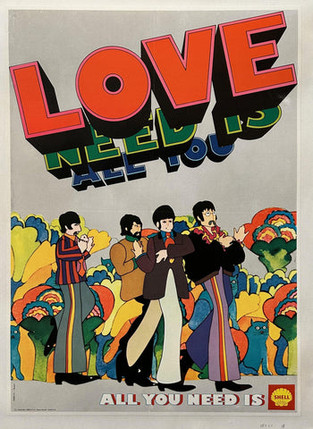 Link to  All You Need is Love PosterBelgium, 1969  Product