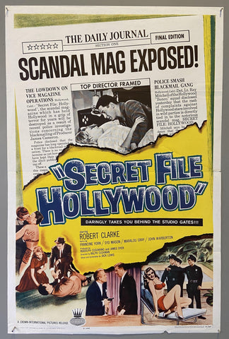 Link to  "Secret File HollyWood"U.S.A Film, 1961  Product