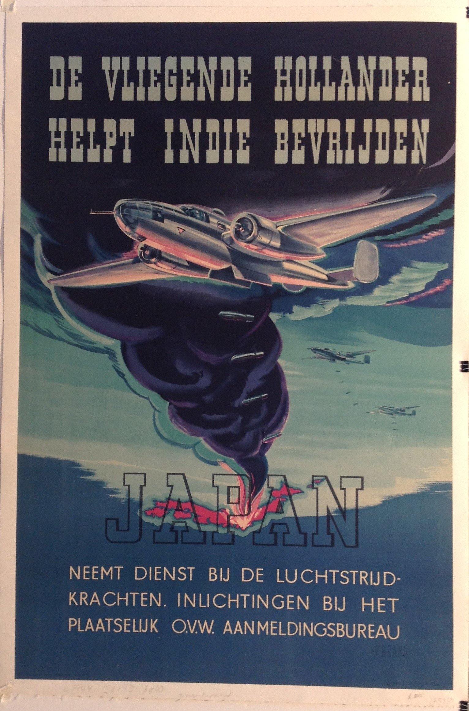 De Vliegende Hollander Helpt Indie Bevrijden Japan – Poster Museum