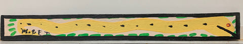 Yellow Snake Mose Tolliver Painting