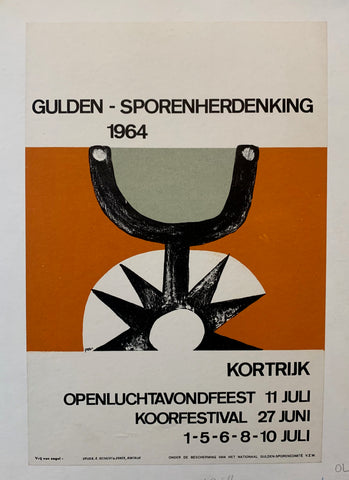 Link to  Sporenherdenking PosterBelgium, 1964  Product