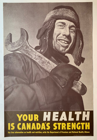 Link to  Your Health is Canada's Strength PosterCanada, c. 1960s  Product