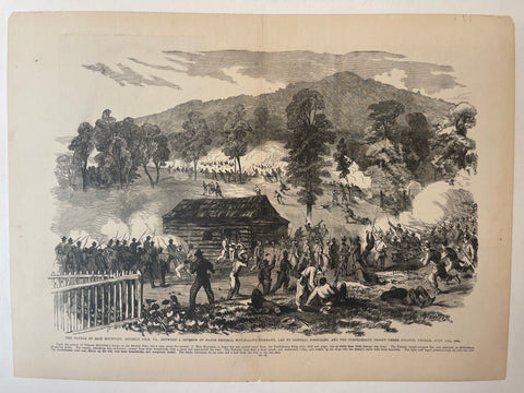 Link to  Frank Leslie's 'Battle of Rich Mountain'U.S.A., 1863  Product