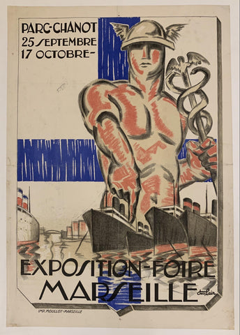 Link to  Exposition Foire Marseille Poster ✓France, c. 1927  Product