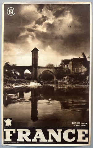 Link to  Le Vieux Pont, Orthez PosterFrance c. 1955  Product