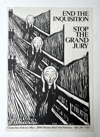 Link to  End the Inquisition Stop the Grand Jury PosterUSA, 1972  Product