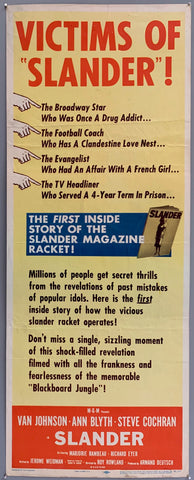 Link to  Slander PosterU.S.A., 1957  Product