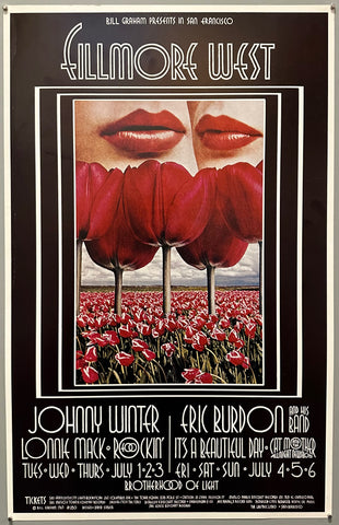 Link to  Johnny Winter at the Fillmore West PosterUSA, 1967  Product