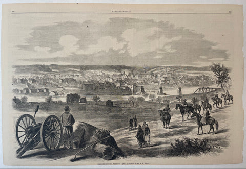 Link to  Harper's Weekly 'Fredricksburg, Virginia'U.S.A., 1862  Product