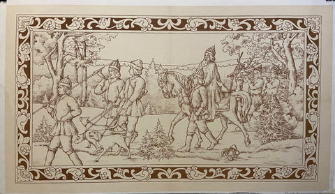 Link to  Medieval Hunting Scene PosterFrance, c. 1900  Product