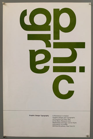 Link to  Graphic Design Typography #01U.S.A., c. 1965  Product