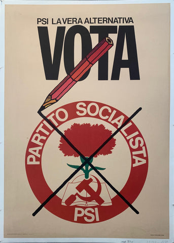 Link to  La Vera Alternativa Vota PosterItalian Poster, c. 1950  Product
