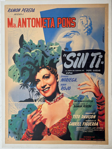 Link to  "Sin Ti" Film PosterMexico, 1951  Product