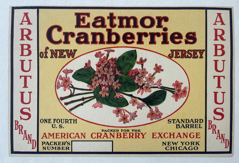 Link to  Eatmor Cranberry LabelU.S.A., 1920  Product