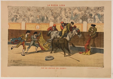 Link to  La Nueva Lidia Poster ✓Spain, 1890  Product