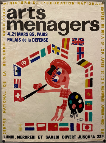 Link to  Arts Menagers 1965 PosterFrance, 1965  Product