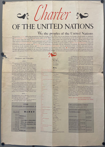 Link to  Charter of the United Nations PosterU.S.A., c. 1945  Product