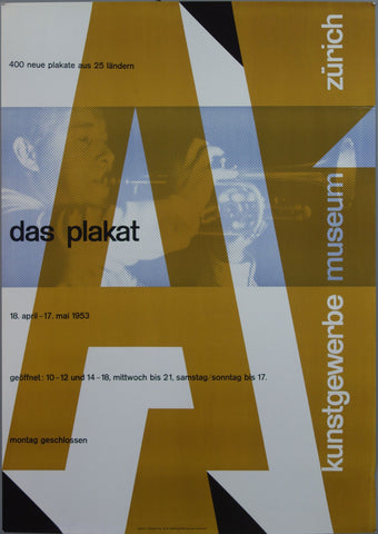 Link to  Das Plakat - Kunstgewerbe museum zurichSwitzerland 1953  Product