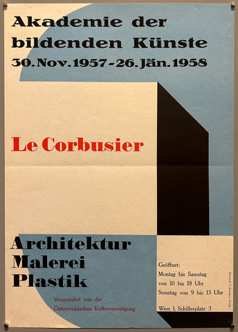 Link to  Le Corbusier Architektur Malerei Plastik PosterAustria, 1958  Product