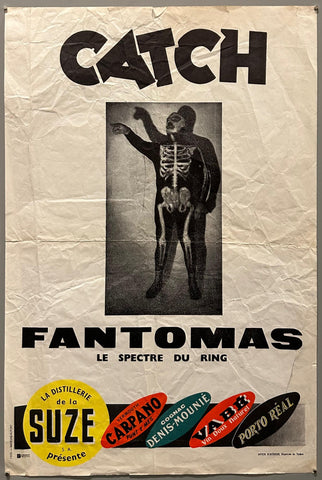 Catch Fantomas Wrestling Poster
