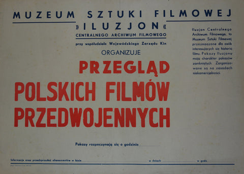 Link to  Muzeum Sztuki Filmowej Iluzjon-  Product