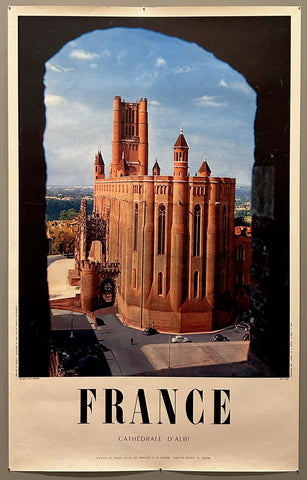 Link to  France Cathédrale d'Albi PosterFrance, 1954  Product