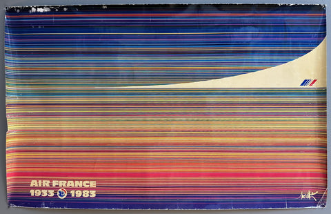 Link to  Air France 50 Year Anniversary PosterFrance, 1983  Product