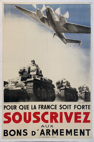 Link to  Souscrivez aux Bons d'ArmementWar Poster, 1946  Product
